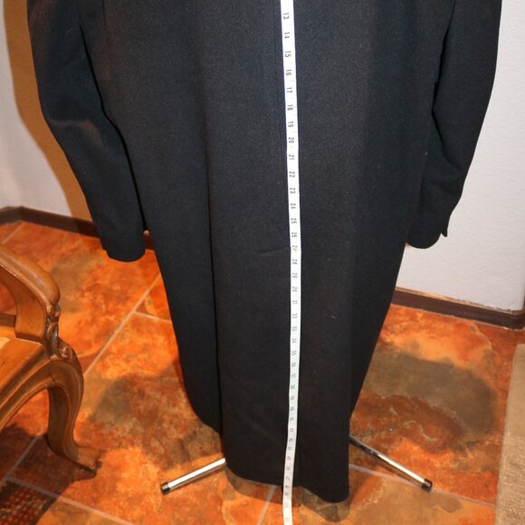 Ron Chereskin Cashmere Blend Italy Size 46 Gray Long Coat Men Formal - Picture 7 of 15